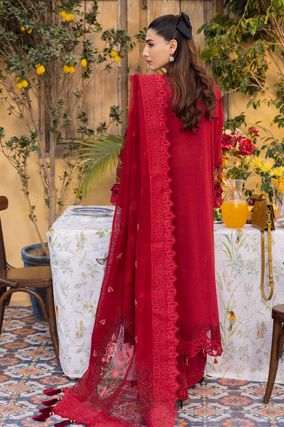 Saad Shaikh | LaAmour Luxury Lawn | Rose - House Of Anaya