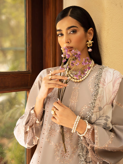 Izel | Dastak Luxury Lawn | SAAYE - House Of Anaya
