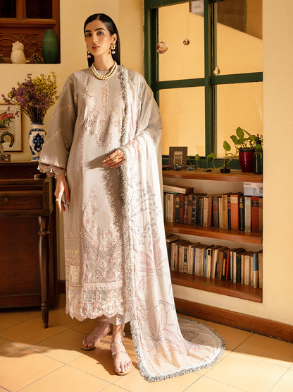 Izel | Dastak Luxury Lawn | SAAYE - House Of Anaya
