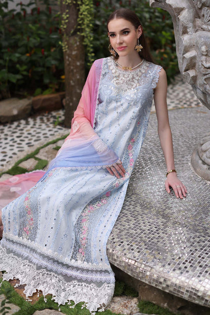 Noor by Saadia Asad | Luxury Chikankari Lawn24 | D7-A Multi Tkm - House Of Anaya