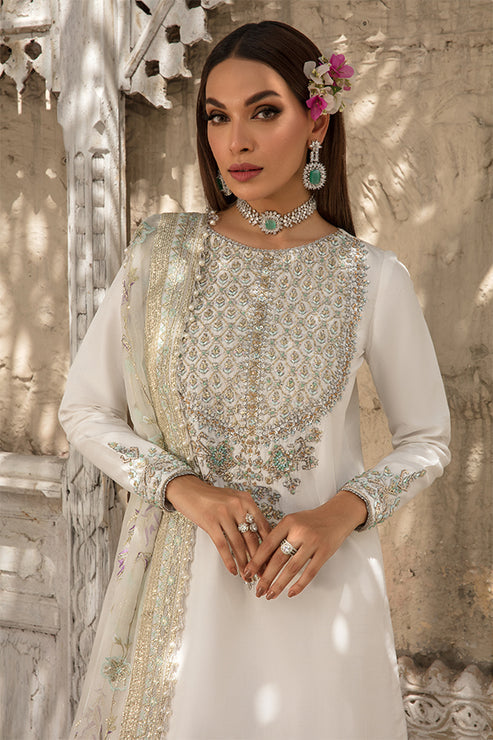 Saffron | Persia Wedding Collection | Pearl White - House Of Anaya