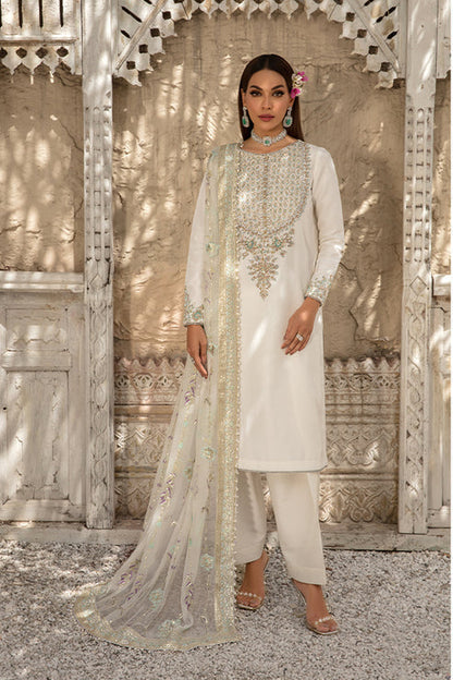 Saffron | Persia Wedding Collection | Pearl White - House Of Anaya
