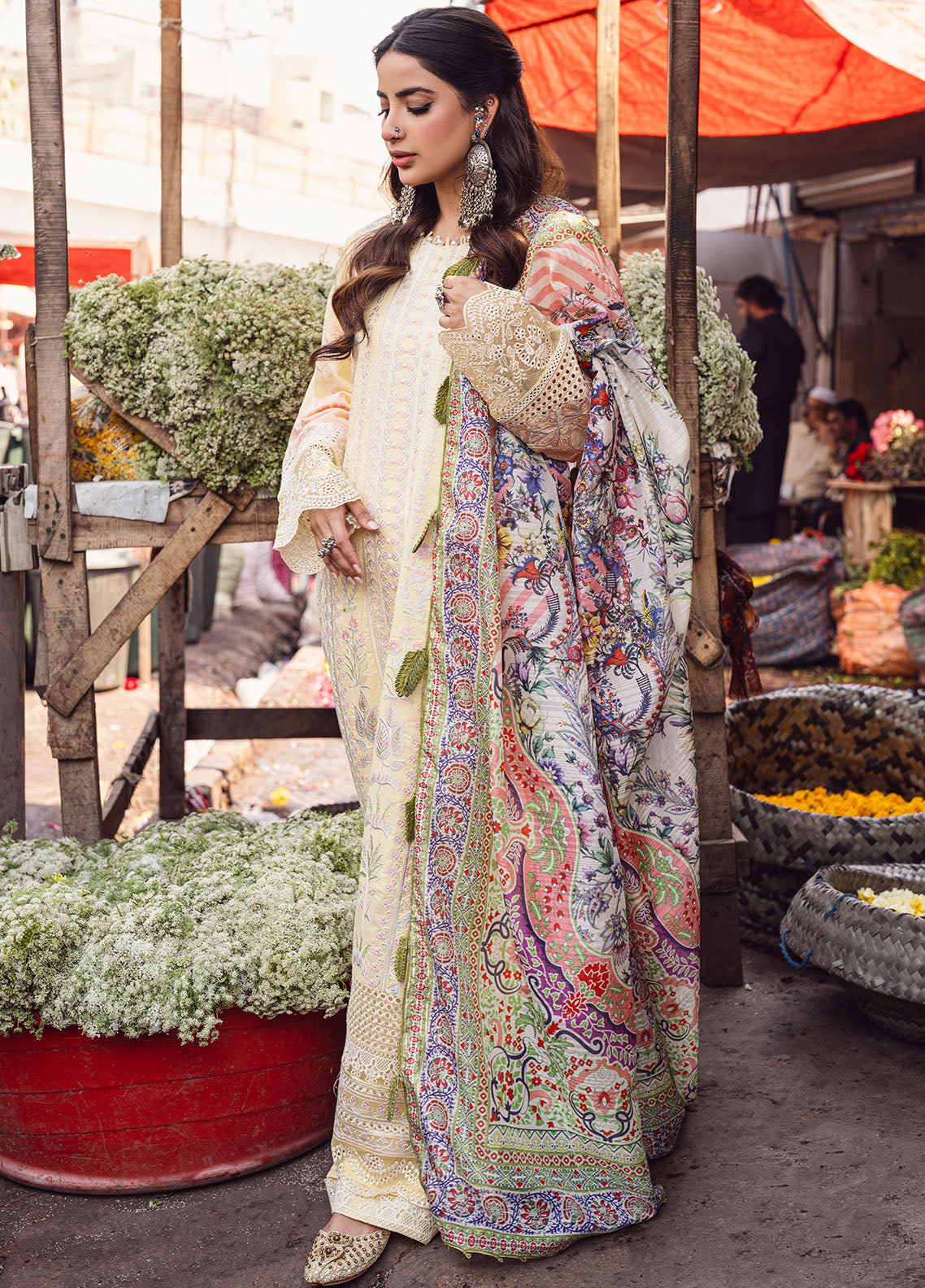 Sahane | Sahakari Chikankari Lawn Edit 24 | Zeenat - House Of Anaya