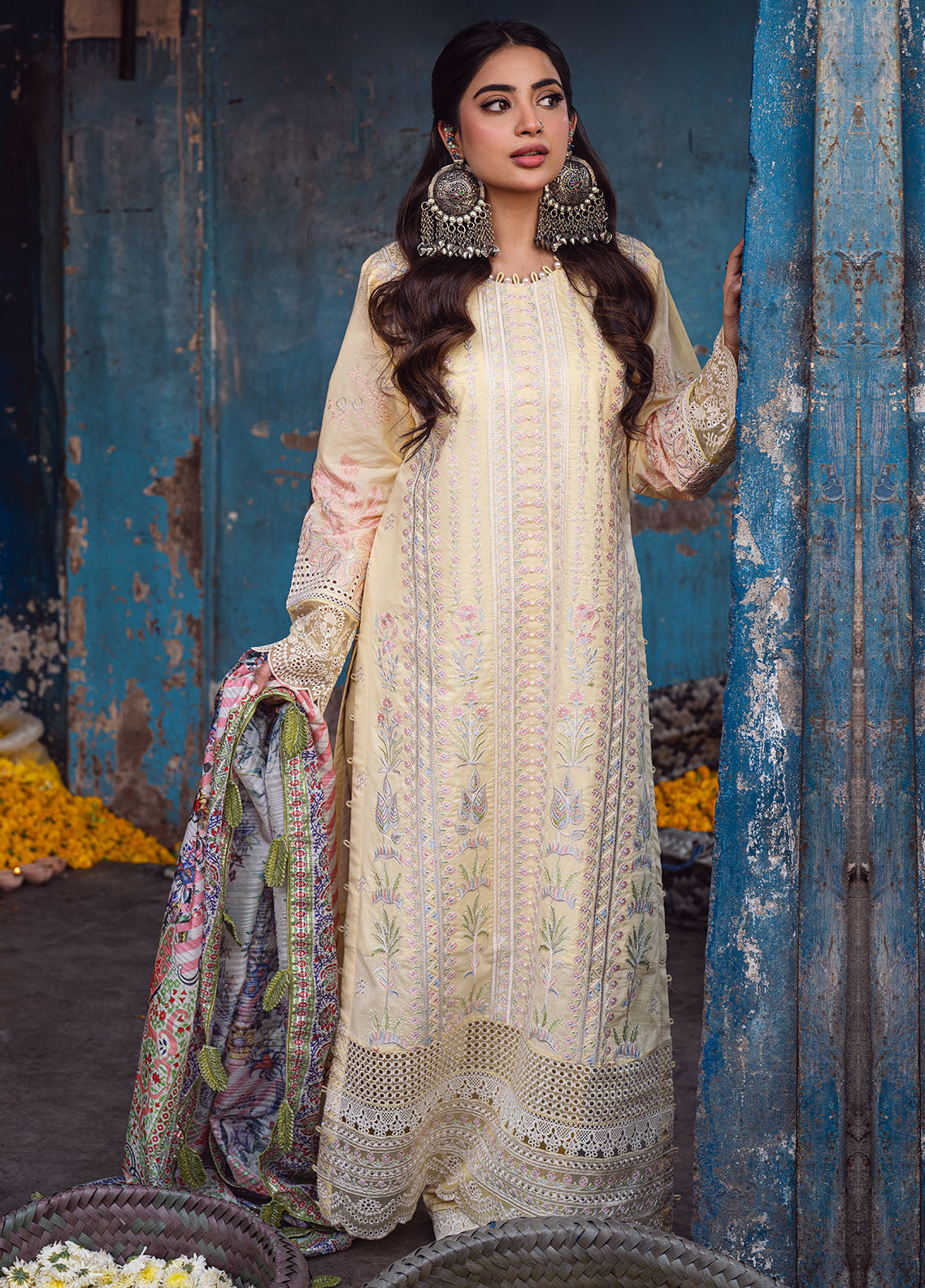 Sahane | Sahakari Chikankari Lawn Edit 24 | Zeenat - House Of Anaya