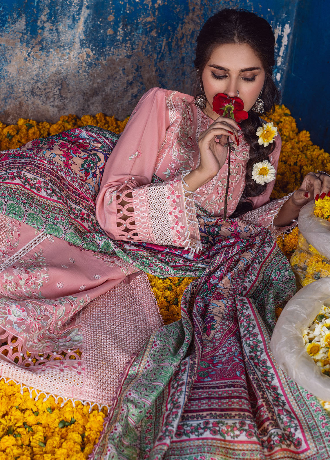 Sahane | Sahakari Chikankari Lawn Edit 24 | Mohini - House Of Anaya