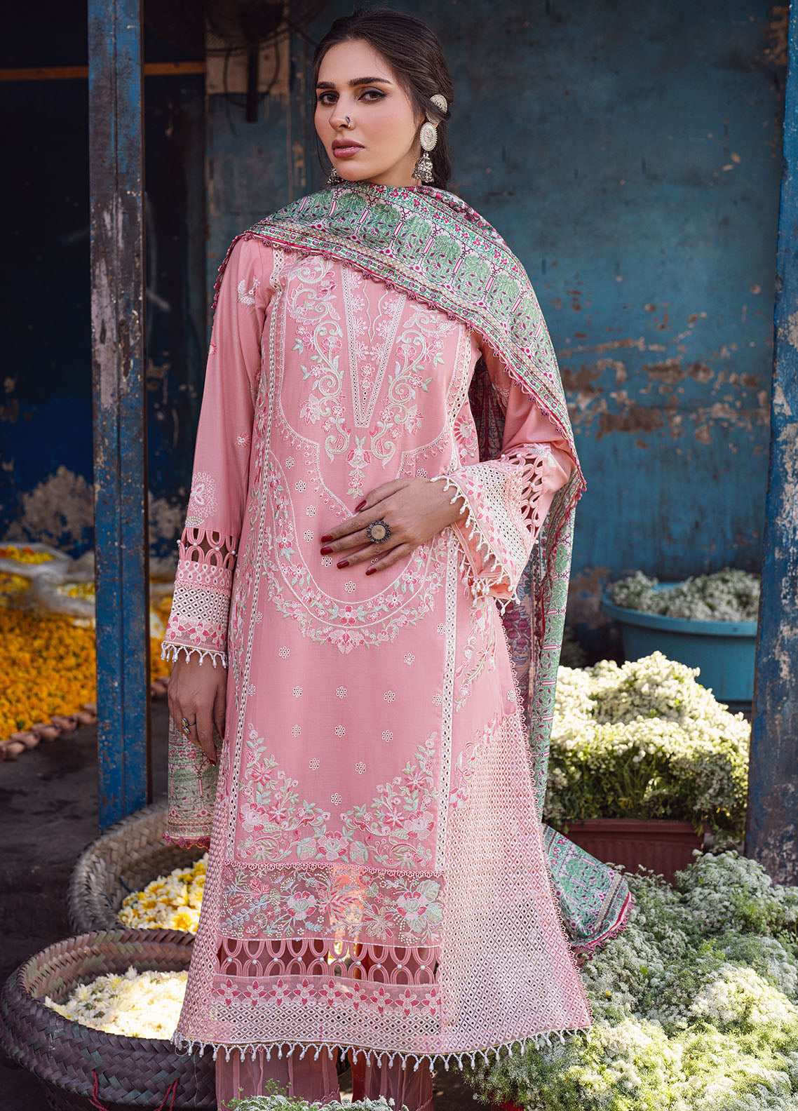Sahane | Sahakari Chikankari Lawn Edit 24 | Mohini - House Of Anaya