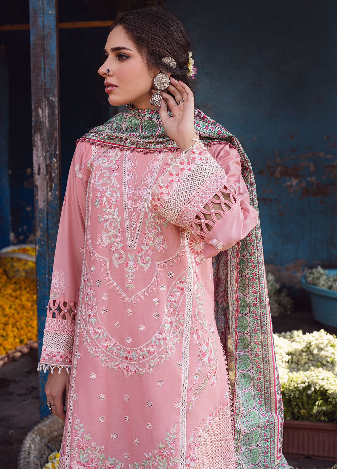 Sahane | Sahakari Chikankari Lawn Edit 24 | Mohini - House Of Anaya