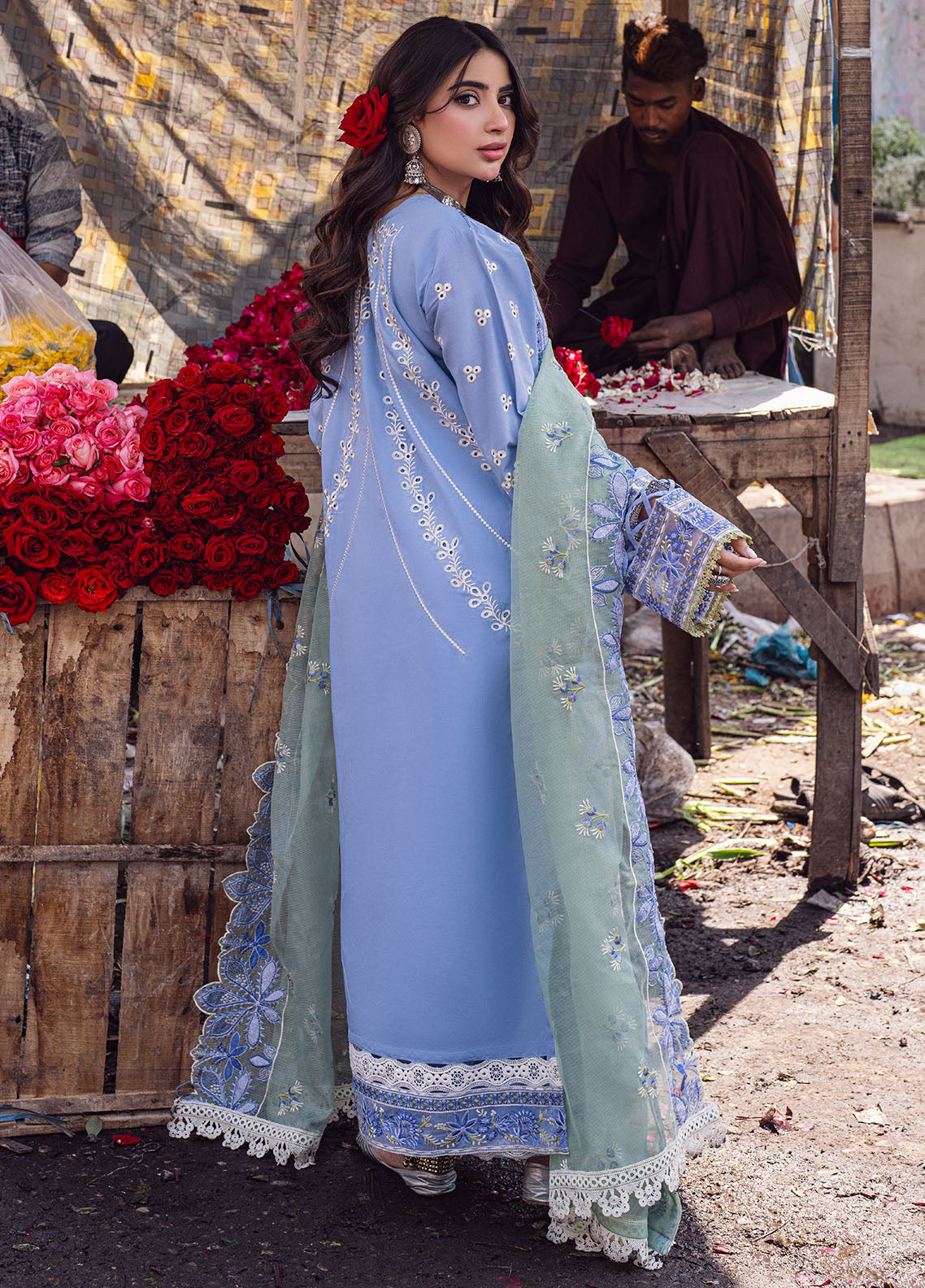 Sahane | Sahakari Chikankari Lawn Edit 24 | Chandni - House Of Anaya