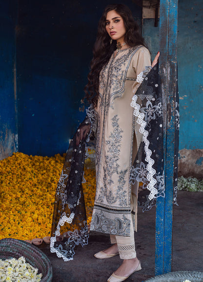 Sahane | Sahakari Chikankari Lawn Edit 24 | Ghazal - House Of Anaya