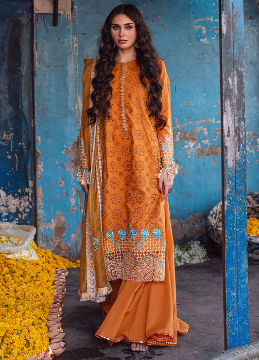 Sahane | Sahakari Chikankari Lawn Edit 24 | Mashal - House Of Anaya