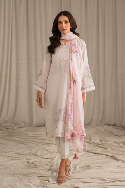 Sahar | Mirage Spring Luxury 24 | Slub Lawn 3 Piece (Embroidered) - House Of Anaya