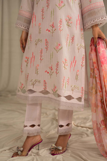 Sahar | Mirage Spring Luxury 24 | Textured Lawn 3 Piece (Embroidered) - House Of Anaya