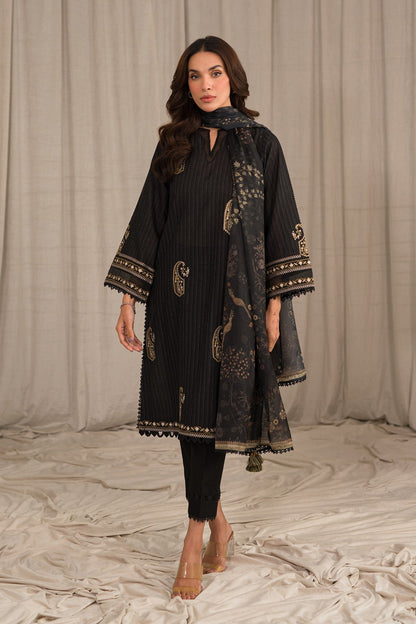 Sahar | Mirage Spring Luxury 24 | Textured Lawn 3 Piece (Embroidered) - House Of Anaya