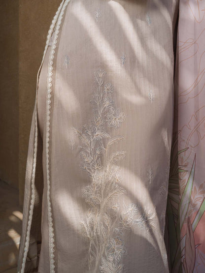 Sahar | Mirage Spring Luxury 24 | Textured Lawn 3 Piece (Embroidered) - House Of Anaya