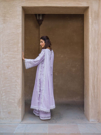 Sahar | Mirage Spring Luxury 24 | Chikankari 3 Piece - House Of Anaya