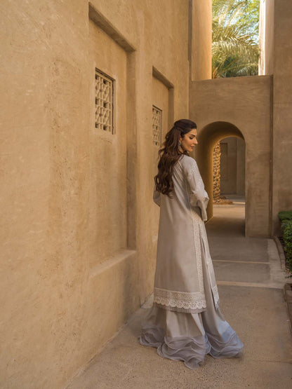 Sahar | Mirage Spring Luxury 24 | Chikankari 3 Piece - House Of Anaya