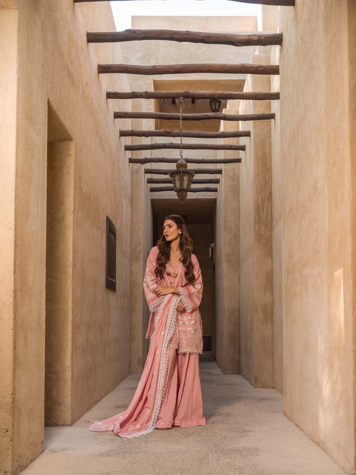 Sahar | Mirage Spring Luxury 24 | Chikankari 3 Piece - House Of Anaya