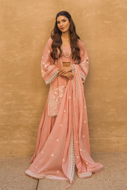 Sahar | Mirage Spring Luxury 24 | Chikankari 3 Piece - House Of Anaya