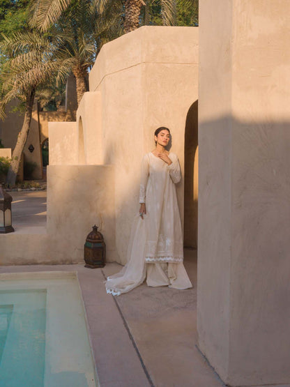 Sahar | Mirage Spring Luxury 24 | Chikankari 3 Piece - House Of Anaya