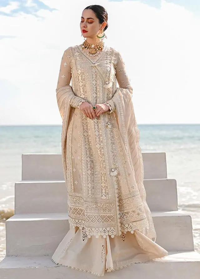 Qalamkar | Sahil Luxury Lawn | Aiyla - House Of Anaya