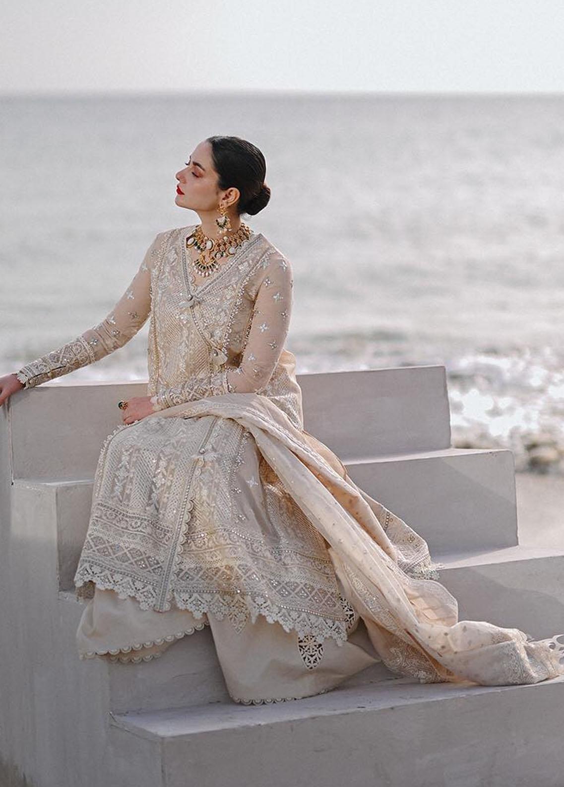 Qalamkar | Sahil Luxury Lawn | Aiyla - House Of Anaya