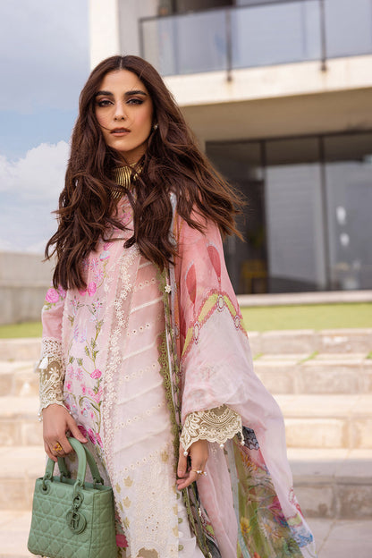 Saira Rizwan | Luxury Lawn 24 | LAUREL - SRLL24-01 - House Of Anaya
