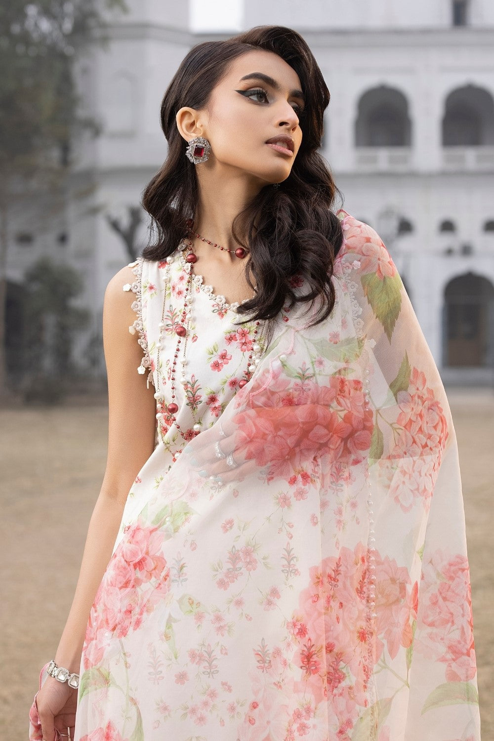 Ittehad | Embroidered Lawn | I-14 - House Of Anaya