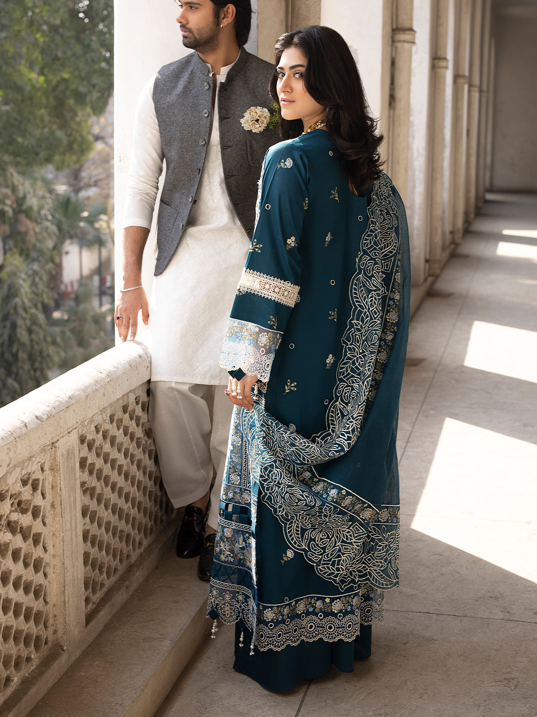Mahnur | Mahrukh Luxury Lawn 24 | SERENE - House Of Anaya