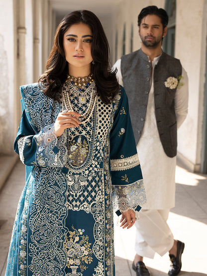Mahnur | Mahrukh Luxury Lawn 24 | SERENE - House Of Anaya