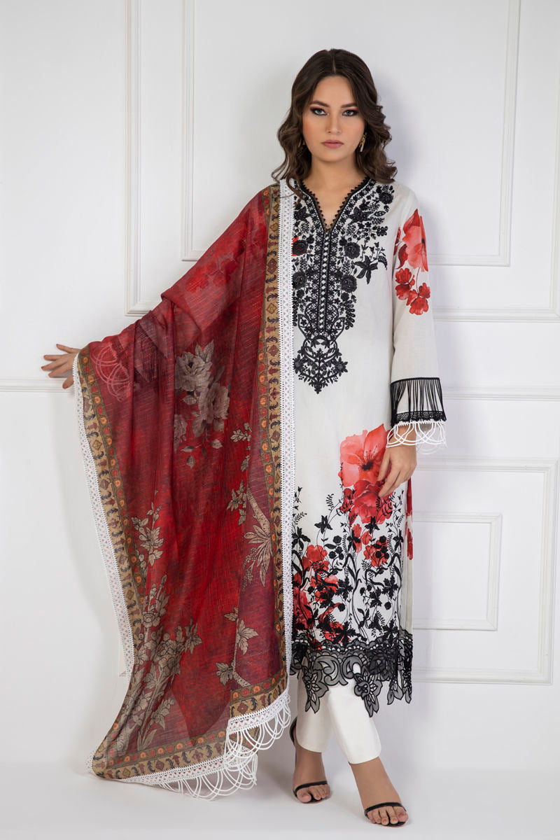 Shamaeel Ansari | Lawn 24 | LV114 - House Of Anaya