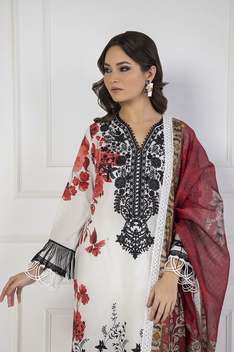 Shamaeel Ansari | Lawn 24 | LV114 - House Of Anaya