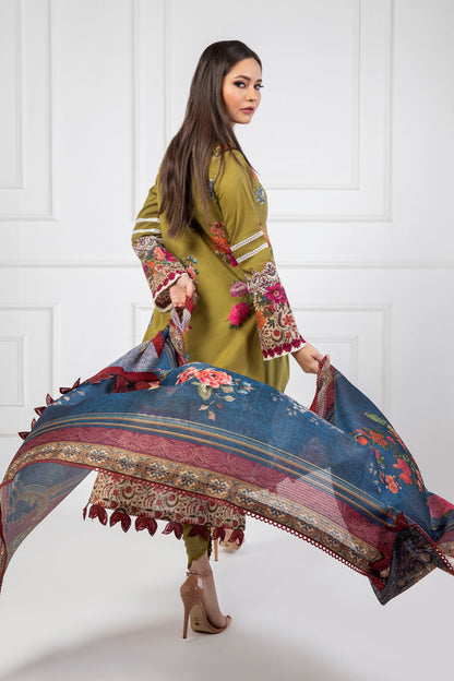 Shamaeel Ansari | Lawn 24 | LV116 - House Of Anaya
