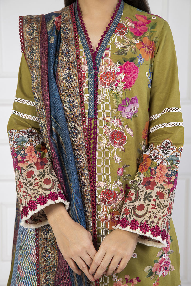 Shamaeel Ansari | Lawn 24 | LV116 - House Of Anaya