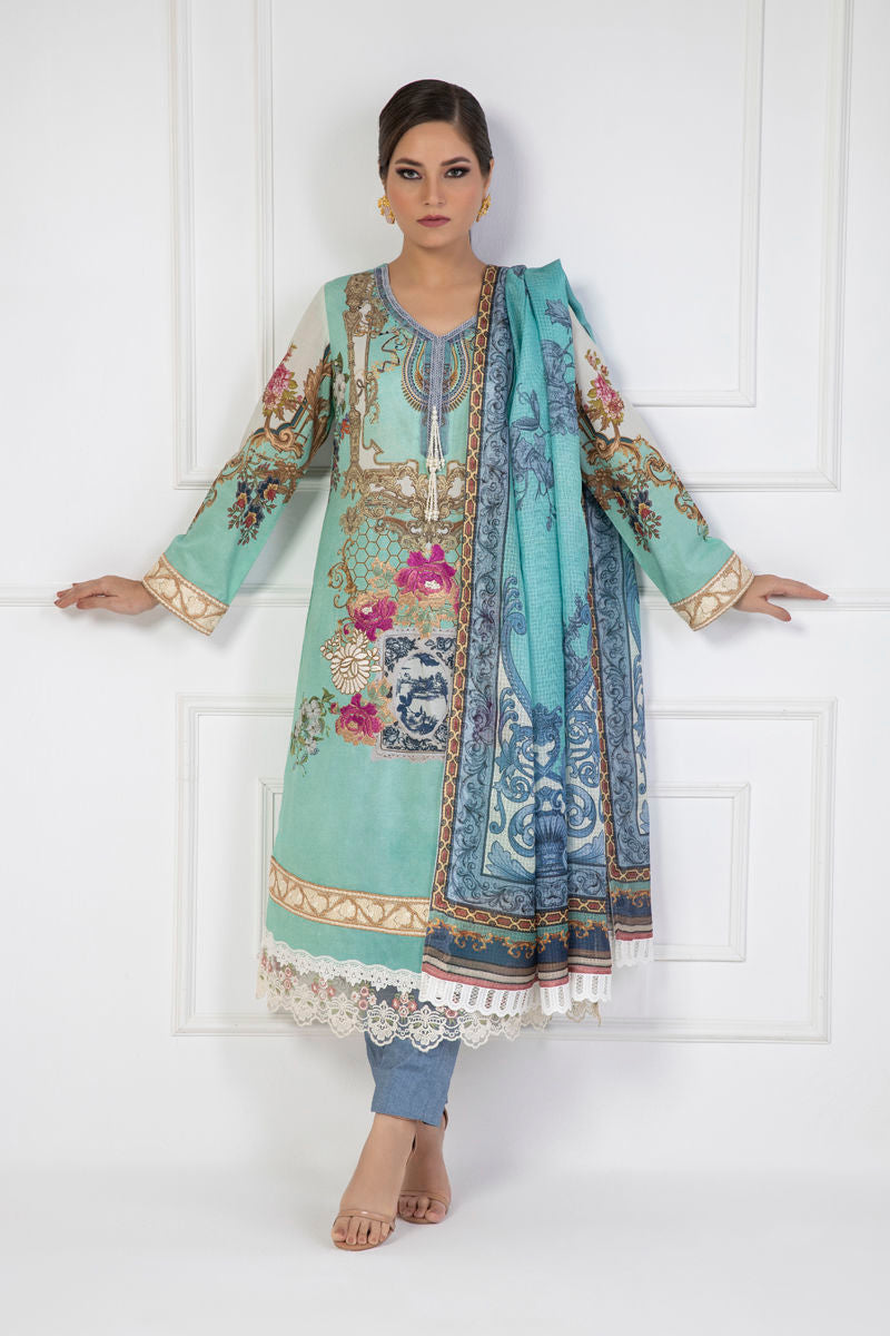 Shamaeel Ansari | Lawn 24 | LV112 - House Of Anaya