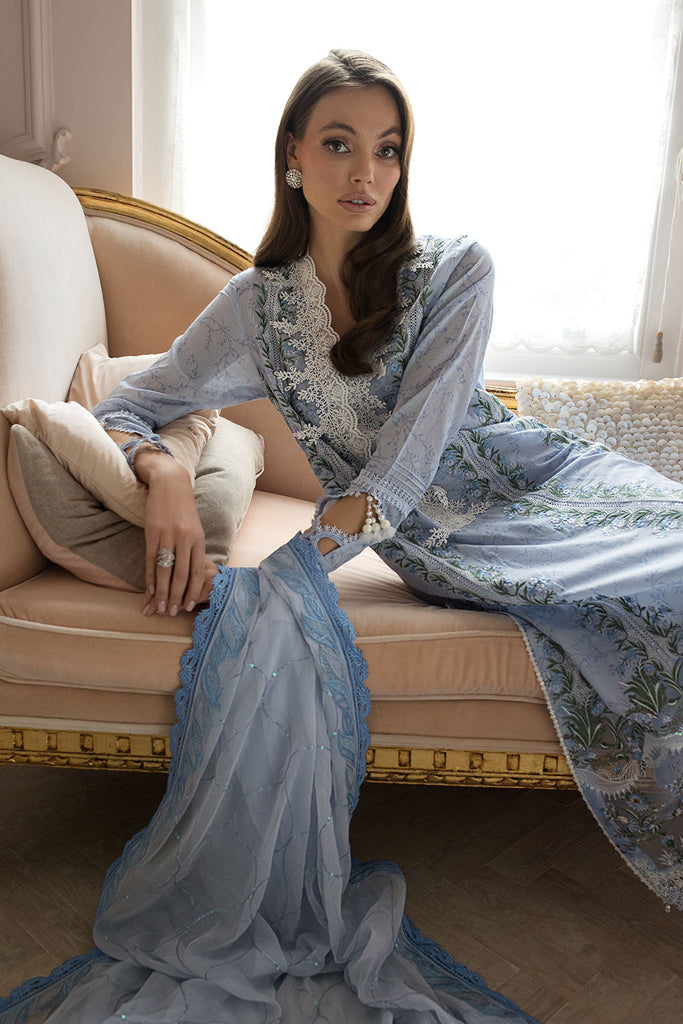 Sobia Nazir | Luxury Lawn 24 | DESIGN 13A - House Of Anaya