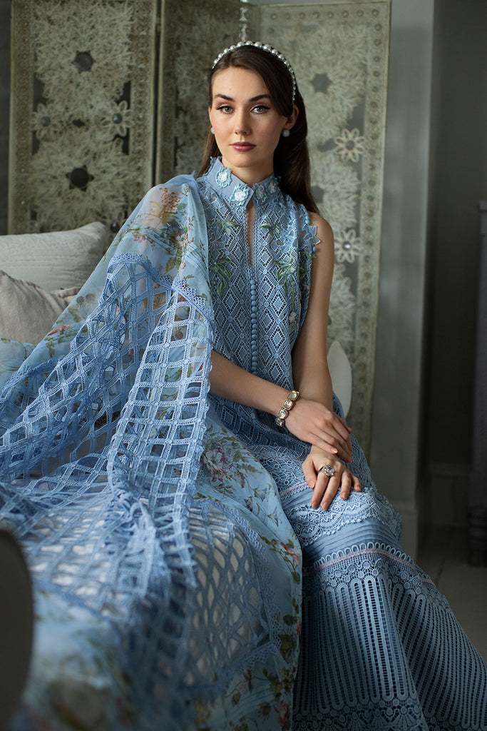 Sobia Nazir | Luxury Lawn 24 | DESIGN 6A - House Of Anaya