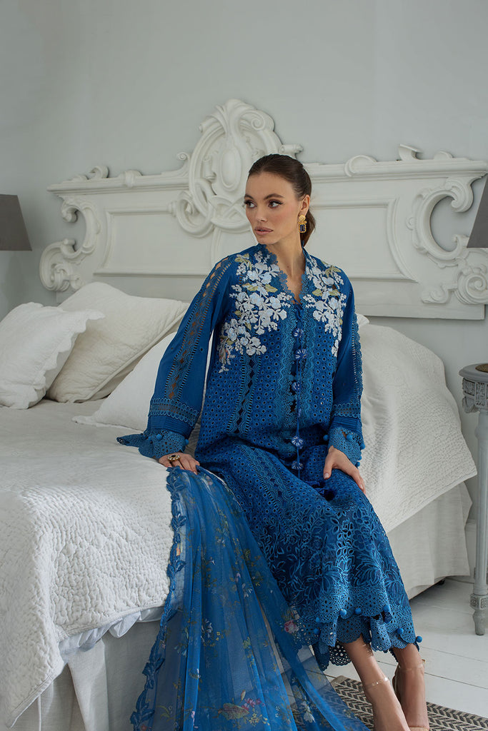 Sobia Nazir | Luxury Lawn 24 | DESIGN 8A - House Of Anaya