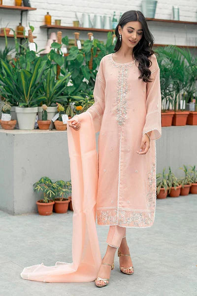 Jeem | Luxury Pret | STRIKING PEACH - House Of Anaya