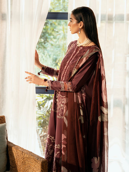 Izel | Dastak Luxury Lawn | TABEER - House Of Anaya