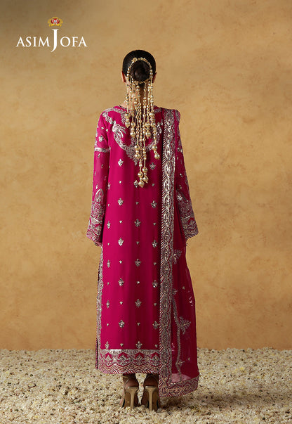 Asim Jofa | Ishq e Eid | AJULN-21 Embroidered Chiffon  3 Pcs