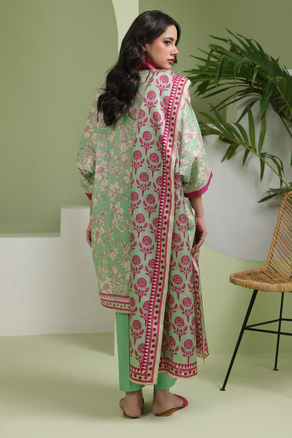 Zellbury | Unstitched 3 Piece Lawn | Shirt Shalwar Dupatta - 1502 - Libasekhas