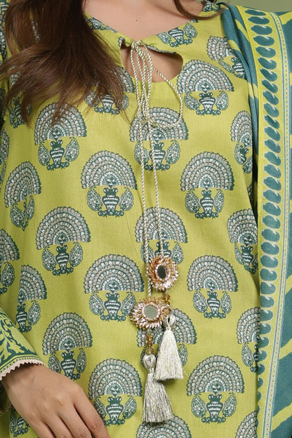 Zellbury | Unstitched 3 Piece Lawn | Shirt Shalwar Dupatta - 1720 - Libasekhas