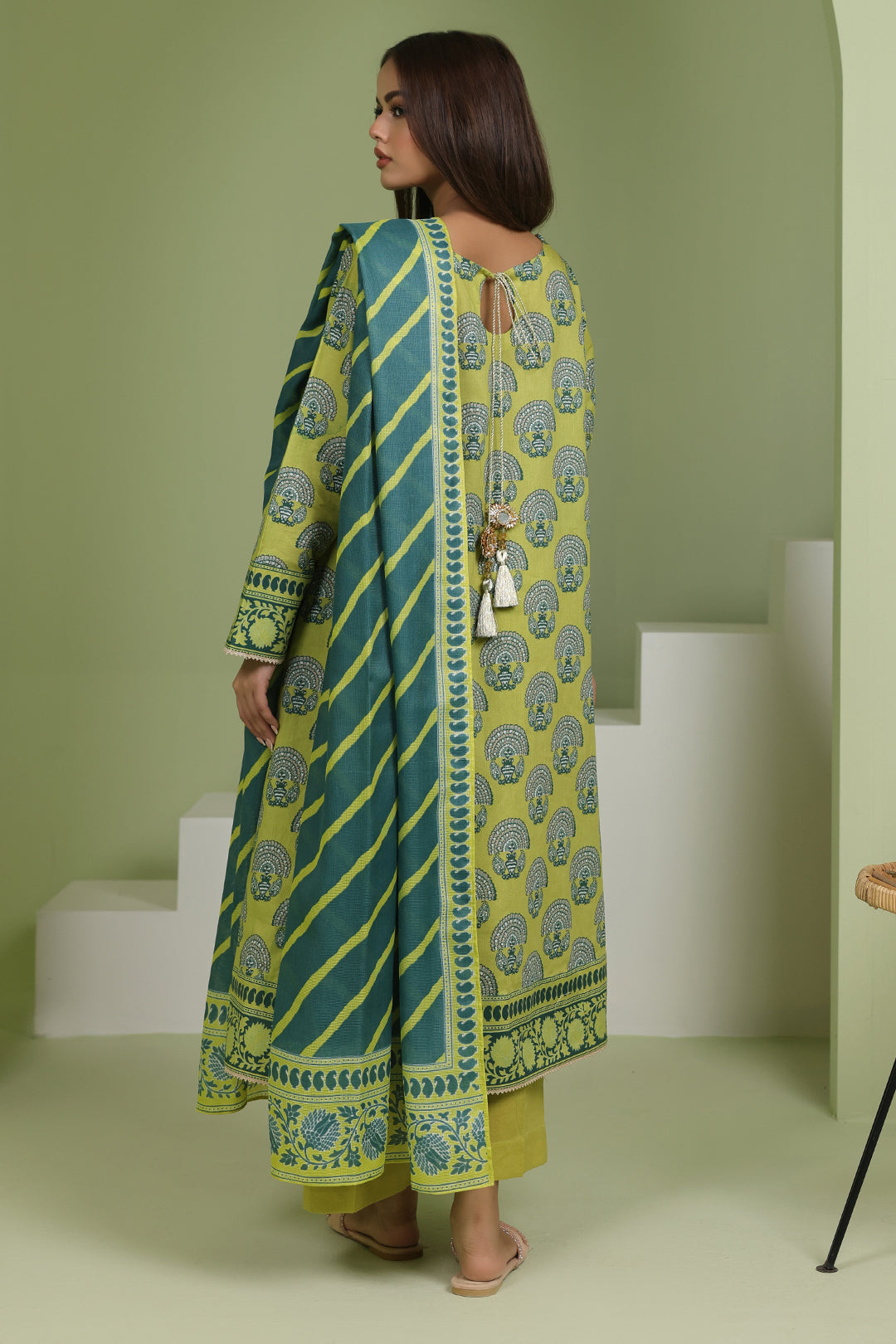 Zellbury | Unstitched 3 Piece Lawn | Shirt Shalwar Dupatta - 1720 - Libasekhas