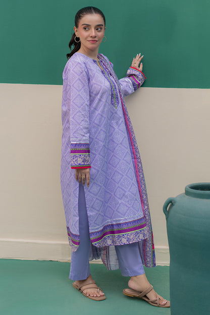 Zellbury | Summer Pret | Kurta Dupatta Trouser - 2828 - Libasekhas