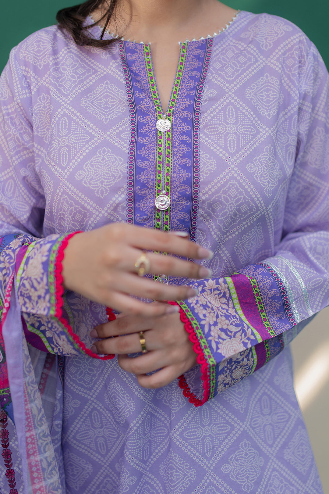 Zellbury | Summer Pret | Kurta Dupatta Trouser - 2828 - Libasekhas