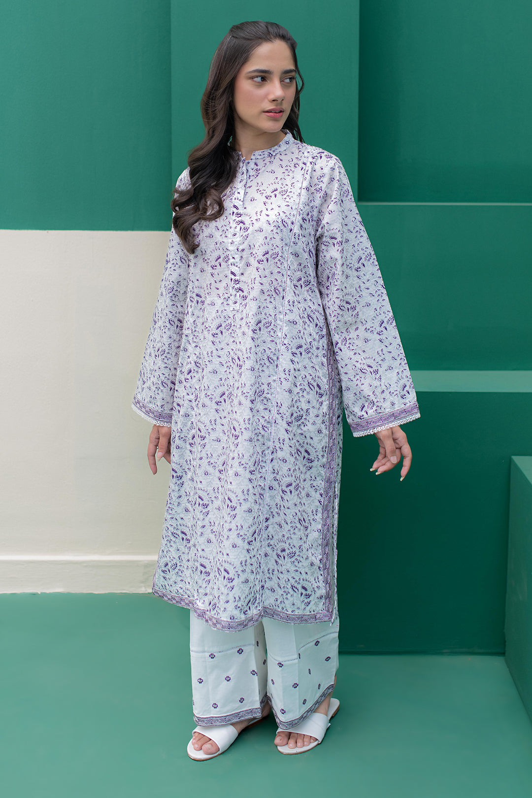 Zellbury | Summer Pret | Embroidered Kurta Trouser - 2116 - Libasekhas