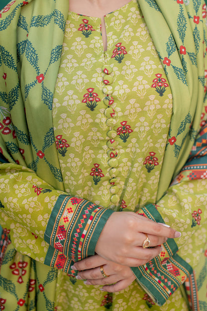 Zellbury | Winter Pret | Kurta Shawl Trouser - 2943 - Libasekhas