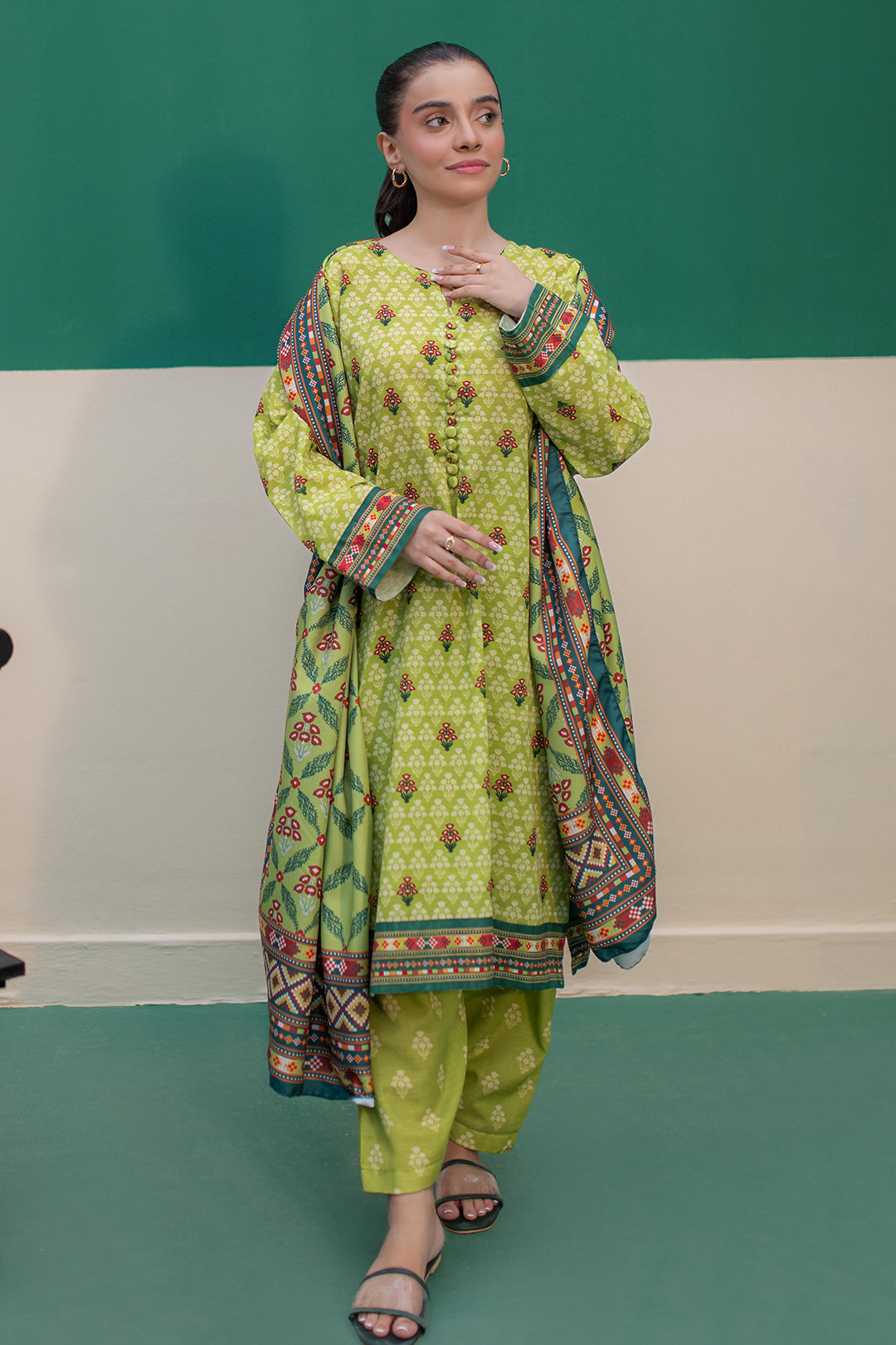 Zellbury | Winter Pret | Kurta Shawl Trouser - 2943 - Libasekhas