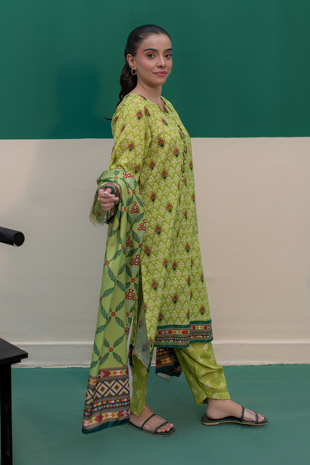 Zellbury | Winter Pret | Kurta Shawl Trouser - 2943 - Libasekhas