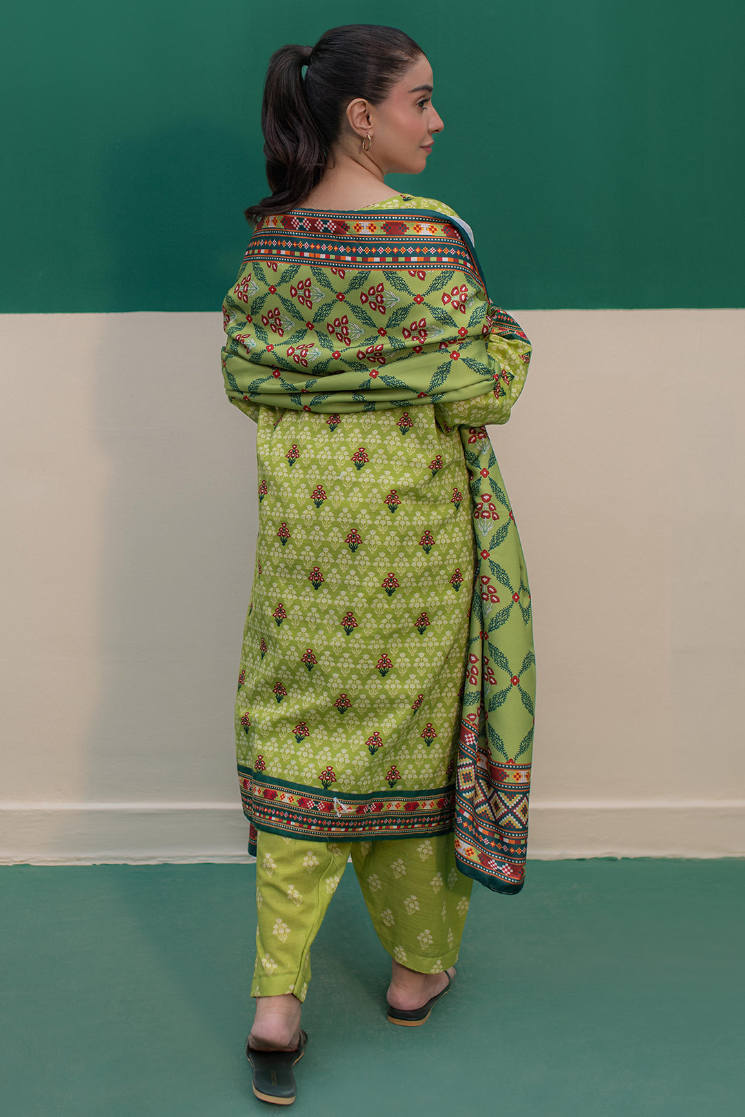 Zellbury | Winter Pret | Kurta Shawl Trouser - 2943 - Libasekhas
